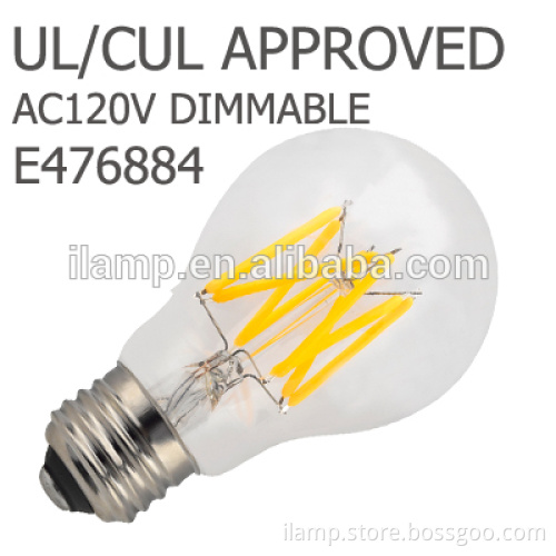 UL Approved 120V Candelabra Led Bulb Candle E14 E12 Dimmable 4W Filament